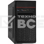 Компьютерный корпус Minitower ExeGate BAA-107U-AA500 (mATX, БП AA500 с вент. 8см, 1хUSB+2хUSB3.0, аудио, черный), фото 1