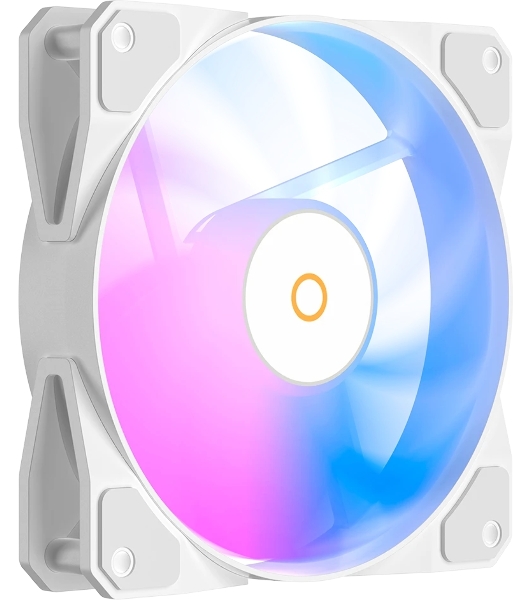 Кулер для процессора Ocypus Beta F12 WH ARGB, 120x120x25мм, 4-PIN PWM, 800-1600 RPM, 29 DBA MAX, HYDRO BEARING