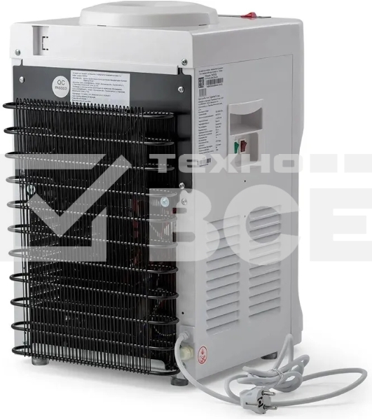 Кулер для воды Vatten D45WK, верхняя загрузка, нагрев 90 °С, охлаждение 10 °С, белый