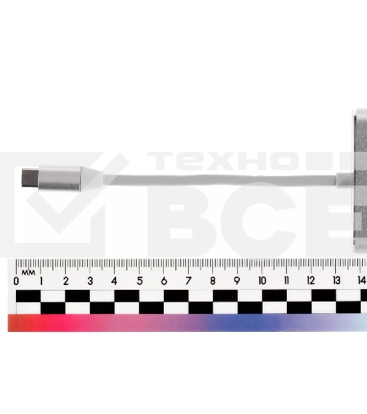 Кабель-концентратор Telecom USB3.1 TypeCm -->HDMI+USB3.0 +PD charging 4K@30Hz <TUC010>