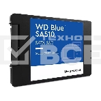 Накопитель SSD WD Blue SA510 WDS400T3B0A, 4000Gb, SATA III, 2.5