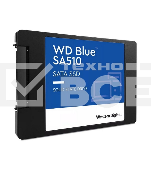 Накопитель SSD WD Blue SA510 WDS400T3B0A, 4000Gb, SATA III, 2.5