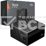 Блок питания PcCooler P5-YK650-B1F ATX 650W 80 PLUS Bronze, (20+4pin) APFC 135мм fan 6xSATA Cab Manag RTL, фото2