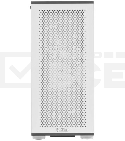 Компьютерный корпус PcCooler ME200 MESH WH белый-черный без БП ATX 3x120mm 2xUSB3.0 audio bott PSU