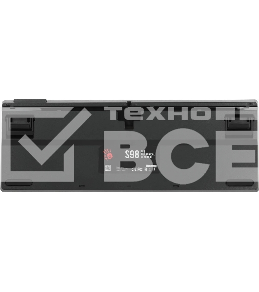 Клавиатура A4Tech Bloody S98 (S98 RED) проводная USB черный/красный