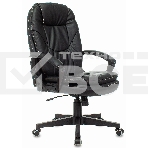 Кресло руководителя Бюрократ CH-868N Leather Venge черный, искусственная кожа, крестовина пластик, фото2