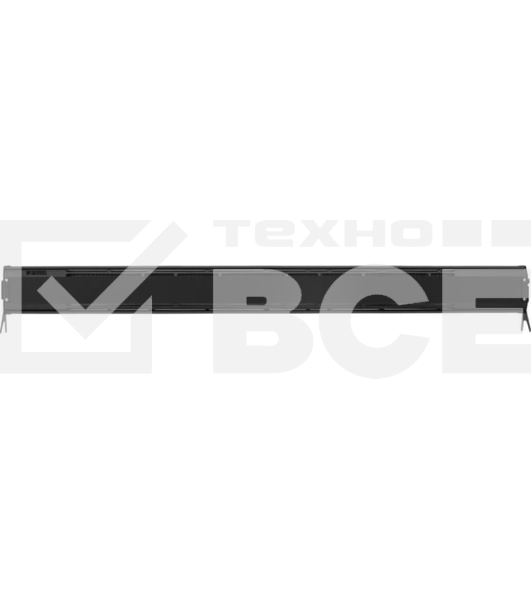 Конвектор электрический плинтусный Denzel ATRIC-300, черный, 300 Вт, 5 м2