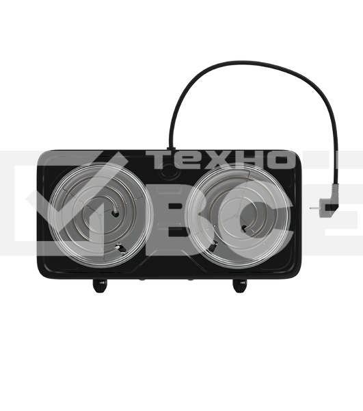 Плита настольная MAXVI HE201 черный