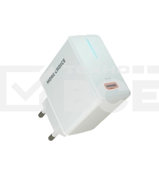 Сетевое зарядное устройство MORE CHOICE (4610196408922) NC60i, белый