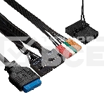 Компьютерный корпус Minitower ExeGate EX283754RUS mEVO-9301-RGb (mATX, без БП, с окном, 2хUSB+1хUSB 3.0, HD аудио, черный с RGb подсветкой), фото3