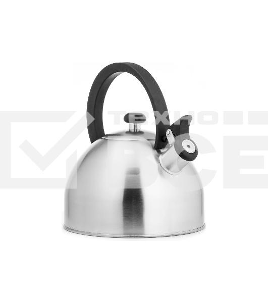 Чайник для плиты LARA LR00-65, нержавейка, матовый, 2,5 л, индукце капс дно, нейлон.ручка