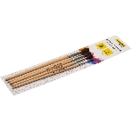 Набор кистей Silwerhof Color (набор 5шт) пони круглая №1-5, деревянная ручка, фото2