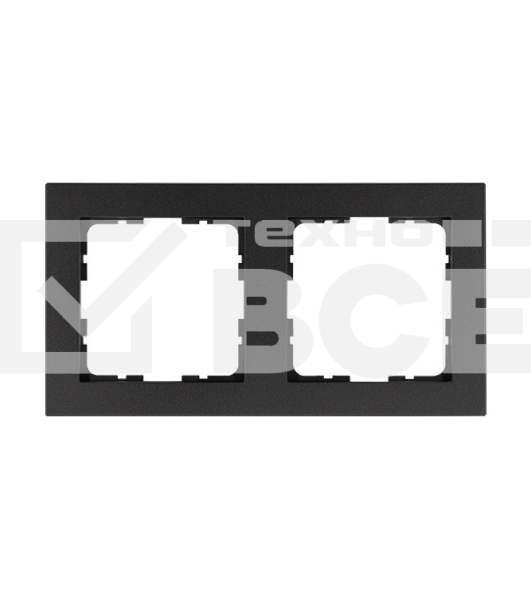 Рамка Jasmart 2-м G-Classic антрацит