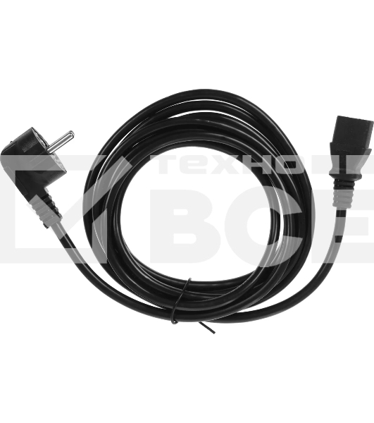 Кабель KingPrice KP-PC-Euro-C13-3m Евровилка IEC C13 3м черный