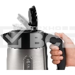 Чайник электрический Bosch TWK4P440 1.7 л, 2400 Вт, нержавеющая сталь/черный (корпус: нержавеющая сталь), фото7