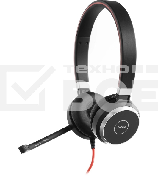 Гарнитура Jabra Evolve 40 MS чёрный, проводная
