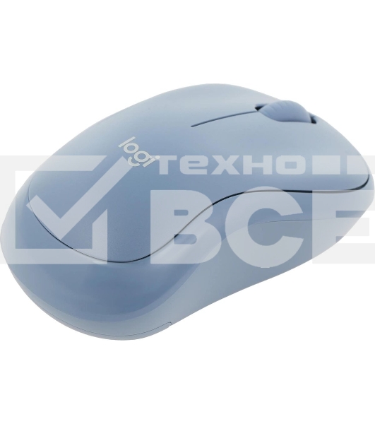Мышь беспроводная Logitech M221 голубой, 1000 dpi, радиоканал, USB, кнопки - 3