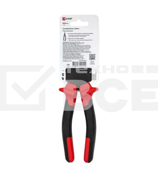 Пассатижи EKF pas-200-mas 200 мм Master Basic