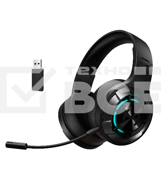 Гарнитура Edifier G30S чёрный, беспроводная, Bluetooth / USB, до 13.5 ч, подсветка