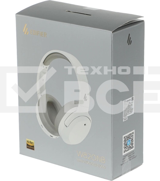 Гарнитура накладные Edifier W820NB белый bluetooth оголовье