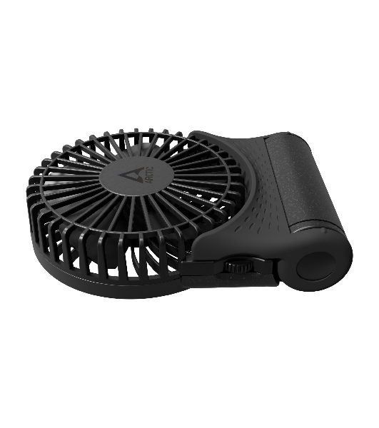 Вентилятор Arctic Cooling Arctic Summair 2Go черный, настольный, 5 Вт, бесступенчатая регулировка, 9.1 см