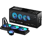 Система жидкостного охлаждения для ПК/Water Cooling System Fractal Design Lumen S36 V2 RGB (200W, 360mm, Black, ARGB/Fans: 3x120mm, 56CFM, 33.2dBA, 2000RPM/Pump height 67mm, 22dBA, 4000RPM, Rad thickness 27mm/S: 1851, 1700, 1200, 115X, 2011, 2066, AM5, AM4), фото2