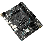 Материнская плата Maxsun B450M GAMING WIFI, AM4, AMD B450, 2xDDR4 (до 64 ГБ), 2xSATA, 1xM.2 (PCIe 3.0 x4), 1xPCIe 3.0 x16, 1xPCIe 3.0 x1, 1xHDMI, 1xDP, 1x1Gb LAN, Wi-Fi 5, Bluetooth 4.2, 4xUSB-A 5Gbps, 2xUSB-A 2.0, 3x3.5 мм, 7.1, mATX, фото3