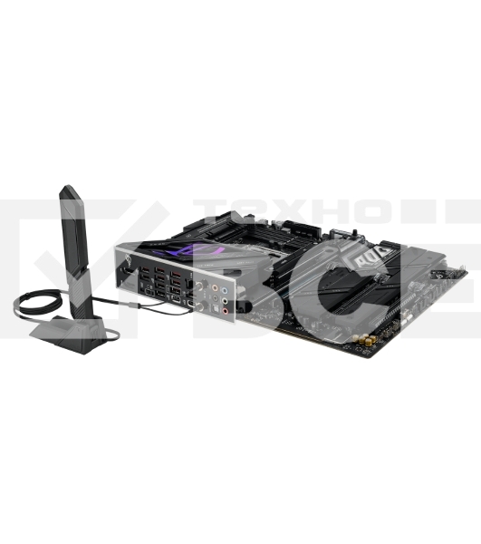 Материнская плата ASUS ROG STRIX Z790-E GAMING WIFI II, LGA 1700, Intel Z790, 4xDDR5, 4xSATA, 5xM.2, 1xPCIe 5.0 x16, 2xPCIe 4.0 x16, 2.5Gb LAN, 1xUSB-A 3.2 Gen 2, 2xUSB-A 3.2 Gen 2x2, 1xHDMI, 1xDP, 3x3.5 мм, 7.1, ATX