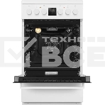Плита электрическая Maunfeld MEC57CW08TD белый, конфорок 4 шт, духовка 59 л, 50 см x 85 см x 60 см, фото5