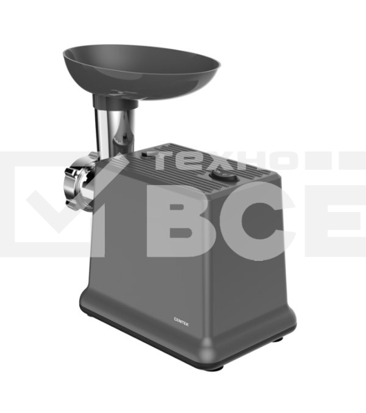 Мясорубка Centek CT-1625 2000 Bт, 2 кг/мин, реверс, 2в1 мясорубка/овощерезка, 2 диска, 5 насадок