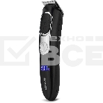 Триммер Vitek VT-2549 BK Питание сеть/аккумулятор. Встроенная аккумуляторная батарея Li-ion 700 mAh 3,7V. Время зарядки 90мин. Время автономной работы 45мин. Влажная очистка. Детальный триммер. Индикатор зарядки. ЖК дисплей с индикацией процента зарядки б, фото 1