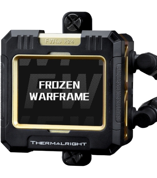 Система жидкостного охлаждения Thermalright Frozen Warframe 360 ARGB Soc-AM5/AM4/1200/1700/1851 черный 4-pin 29.8dB Al LCD Ret (F-WFRAME-360-BL-ARGB)
