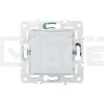 Розетка 1-м SKANDY 16А IP44 с заземл. защ. штроки с крышкой SK-R11W арктич. бел. IEK SK-R16-16-44-K01, фото2