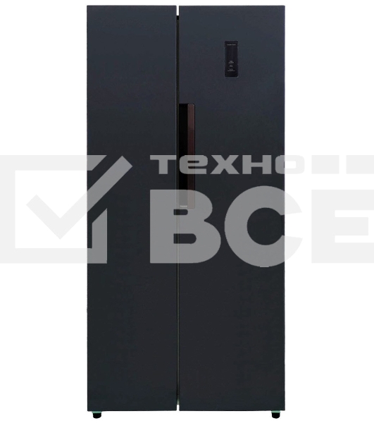 Холодильник LEX LSB520BlID черная сталь двухкамерный 286/174 л морозилка сбоку, No Frost, Side-by-Side