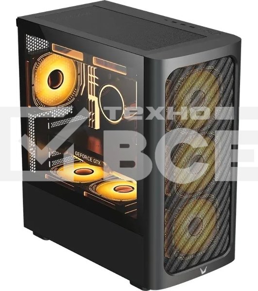 Корпус Aerocool / Formula Air Mesh G3 черный без БП mATX 4x120mm 2x140mm 2xUSB3.0 audio bott PSU
