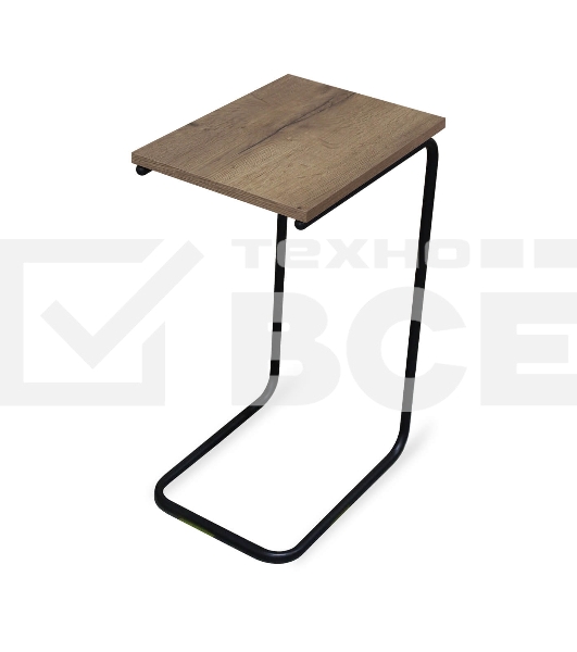 Столик придиванный SHEFFILTON SHT-CT9 дуб галифакс табак/черный муар ЛДСП/металл 205156