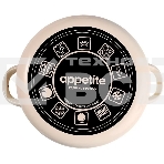 Кастрюля Appetite 6RD181M Подворье с крышкой, цилиндрическая, эмалированная сталь 3 л, фото4