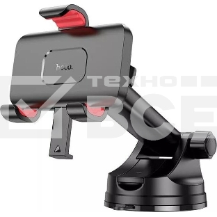 Автомобильный держатель HOCO (6942007605656) H22 красно-черный