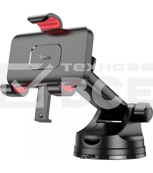 Автомобильный держатель HOCO (6942007605656) H22 красно-черный