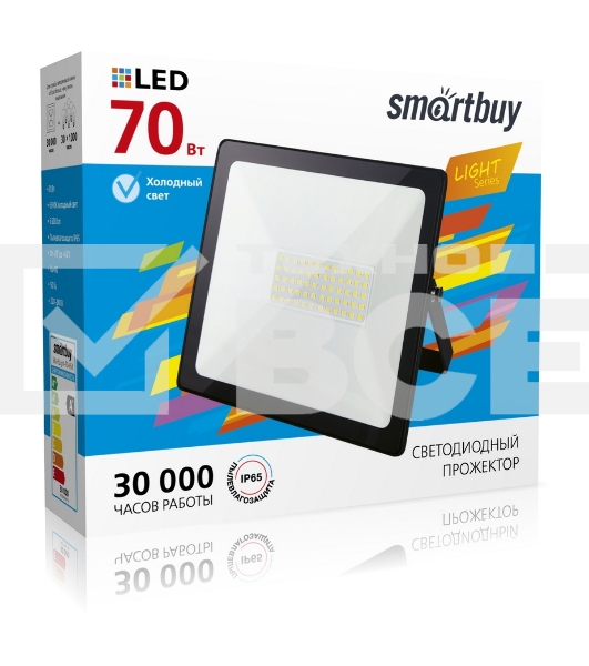 Прожектор Smartbuy (SBL-FLLIGHT-70-65) FL SMD LIGHT-70W/6500K/IP65