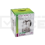 Чайник электрический Homestar HS-1046 1,5 л. стекло, пластик, черный, фото2