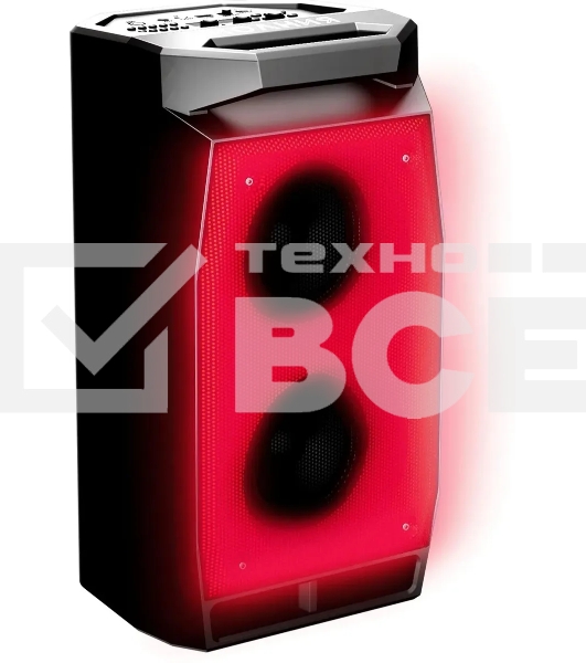 Колонка портативная Ural Молния 900 черный 90W 2.0 BT/3.5Jack 4000mAh