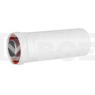 Удлинитель коаксиального дымохода раструбн. Royal Thermo 60/100, 250 мм