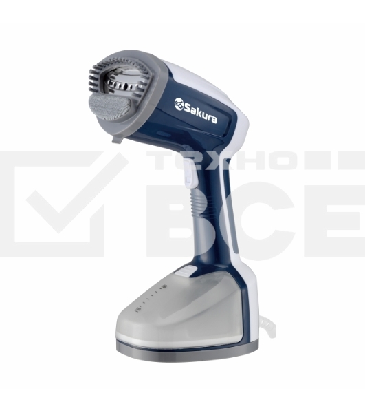 Отпариватель Sakura SA-3923BL белый/синий, 1500 Вт, 25 г/мин, 300 мл