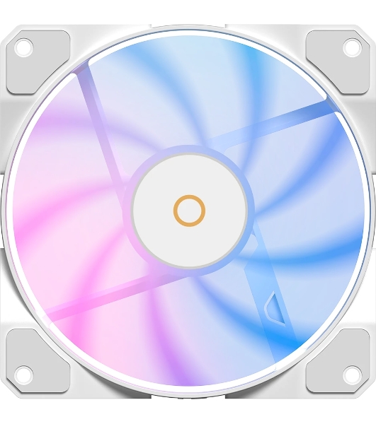 Кулер для процессора Ocypus Beta F12 WH ARGB, 120x120x25мм, 4-PIN PWM, 800-1600 RPM, 29 DBA MAX, HYDRO BEARING