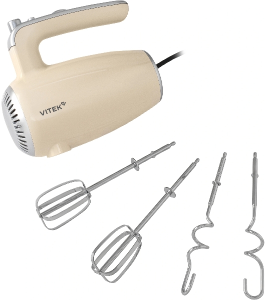 Миксер ручной Vitek VT-HM3001 800 Вт, кремовый