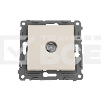 Розетка TV TOKOV ELECTRIC оконечная СП Pixel 1DB механизм бежевый, фото 1