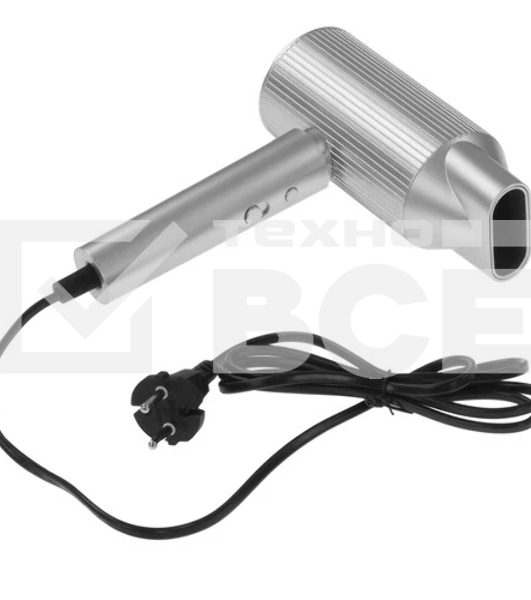 Фен JVC JHD012 серый/серебристый, 1800 Вт