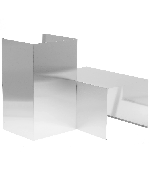 Вытяжка каминная Elikor Квадра 90Н-650-К3Д серебристый, 90 см, 650 куб. м/ч, 56 дБ