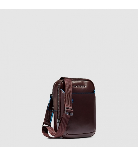 Сумка кросс-боди мужская Piquadro Blue Square CA6811B2/MO коричневая натур.кожа